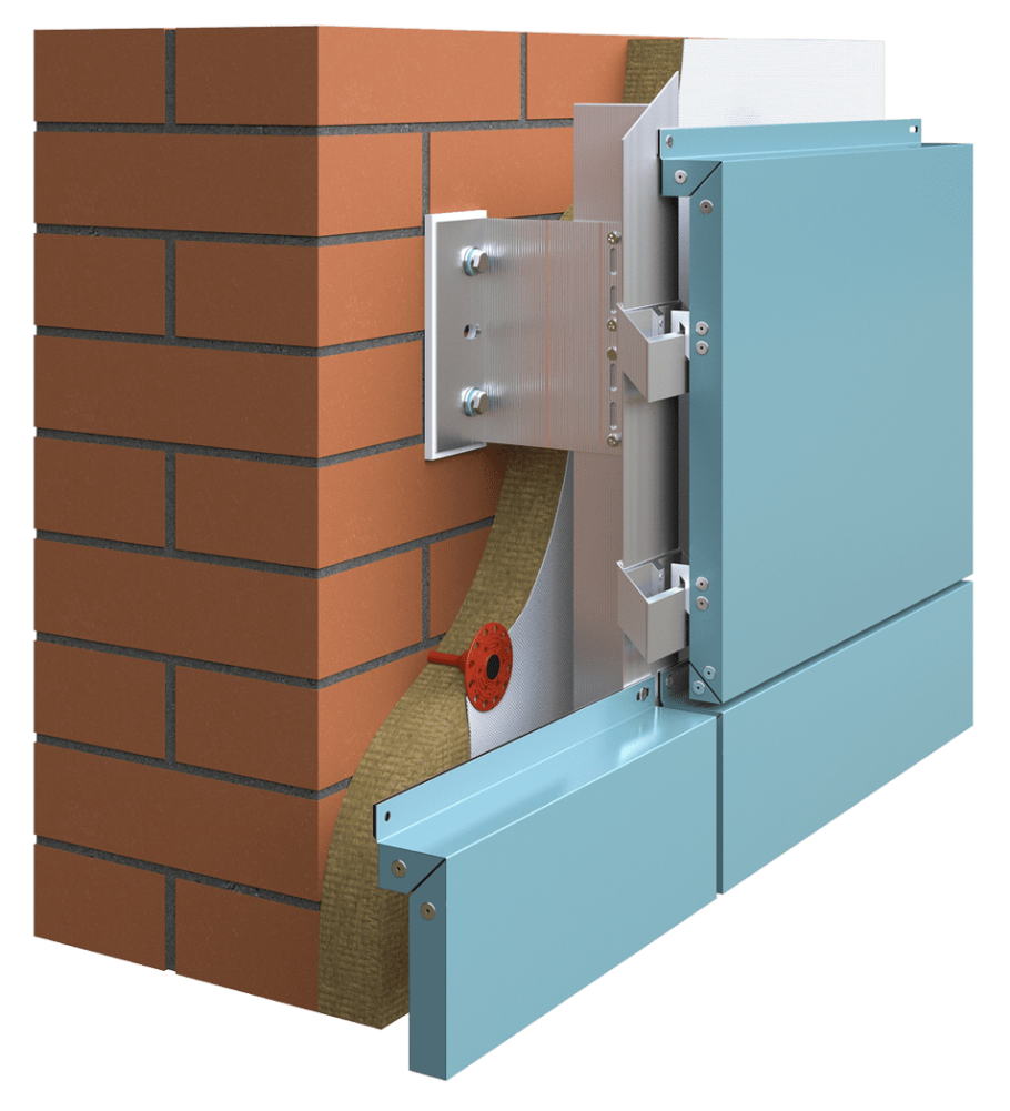 Фасадная система MTH-V-100