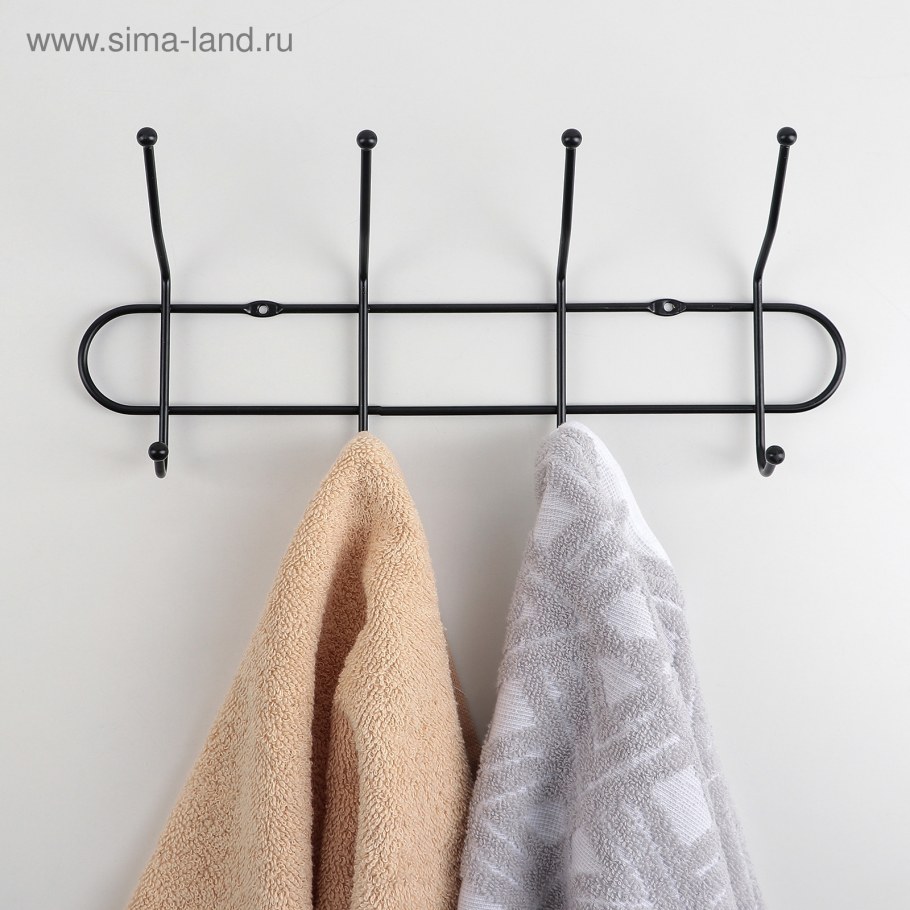 Вешалка Доляна 3601689 черный