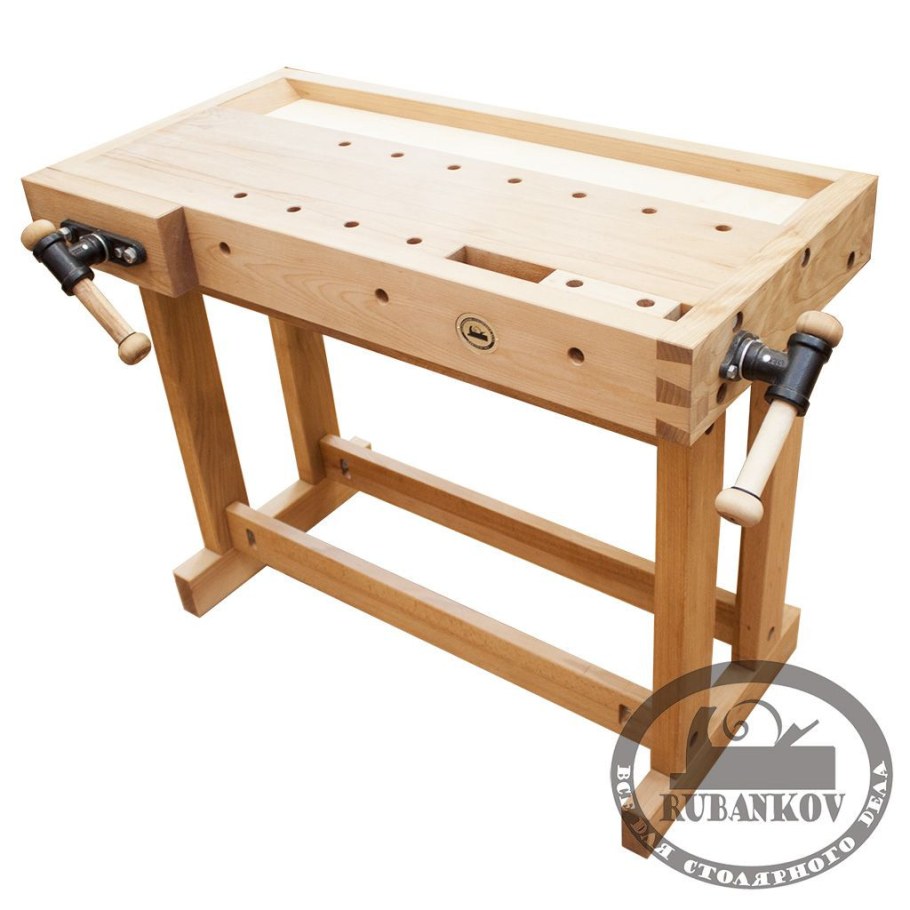 Верстак 1060*500мм, с лотком, пт - York hv515, БТ - сухарь с винтом hv517