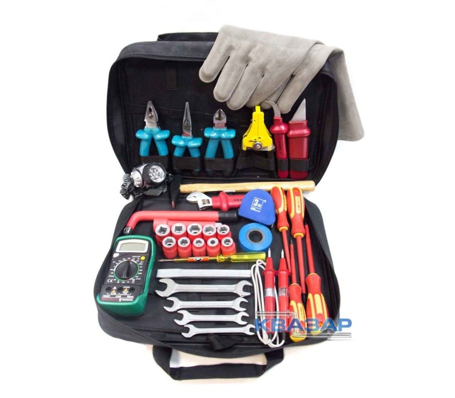 Набор инструментов электрика Квазар НЭУ-м1 универсальный до 1000 в 01588