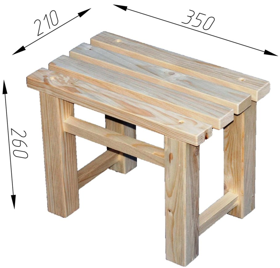 Табуретка для бани