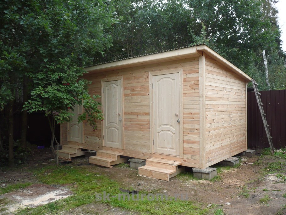 Хозблок 2х2 сборный щитовой