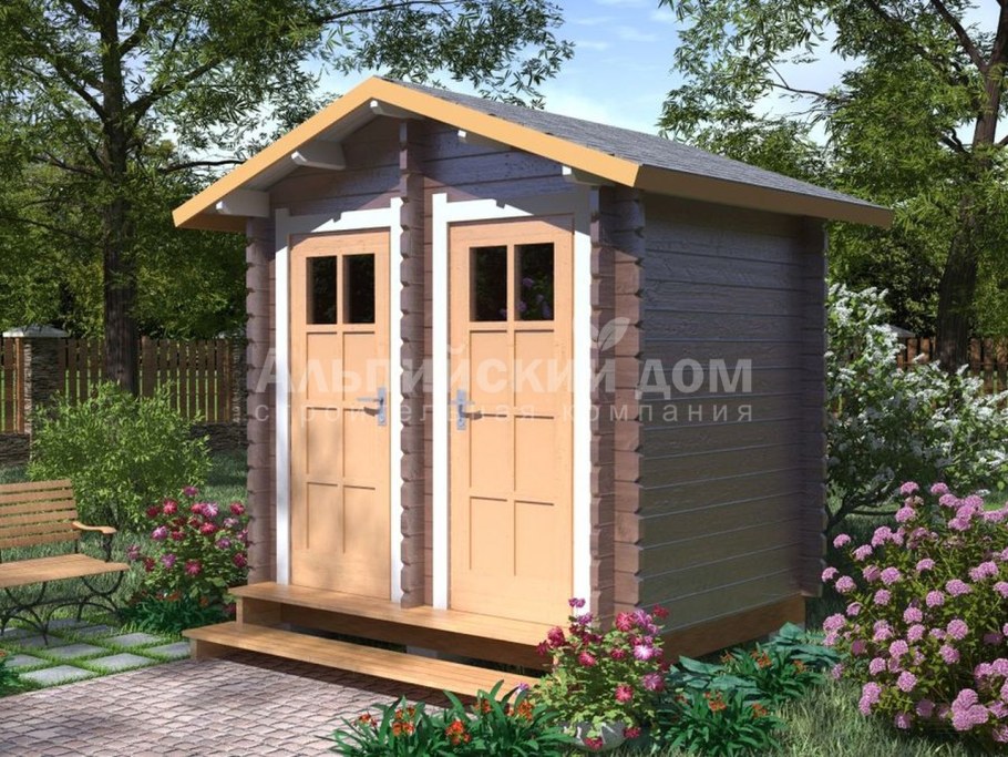 Туалет-душ (2,0 x 1,7)