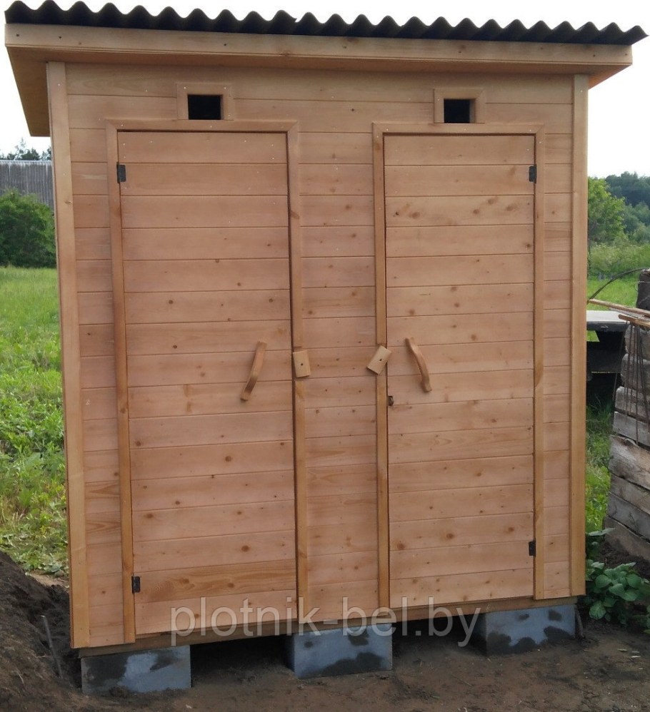 Туалет с хозблоком