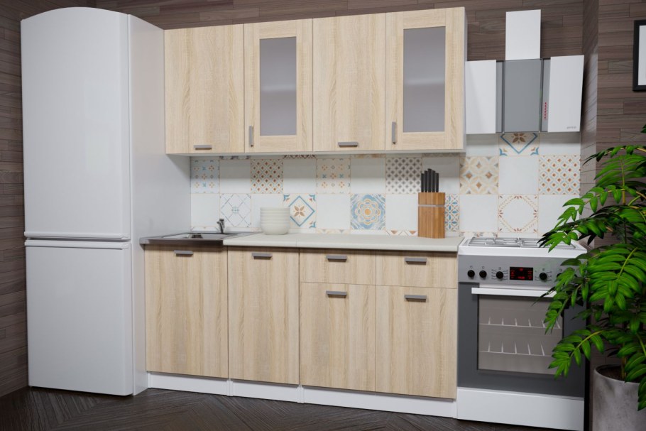 Кухонный гарнитур "дачный мини 1" 1000 мм *1