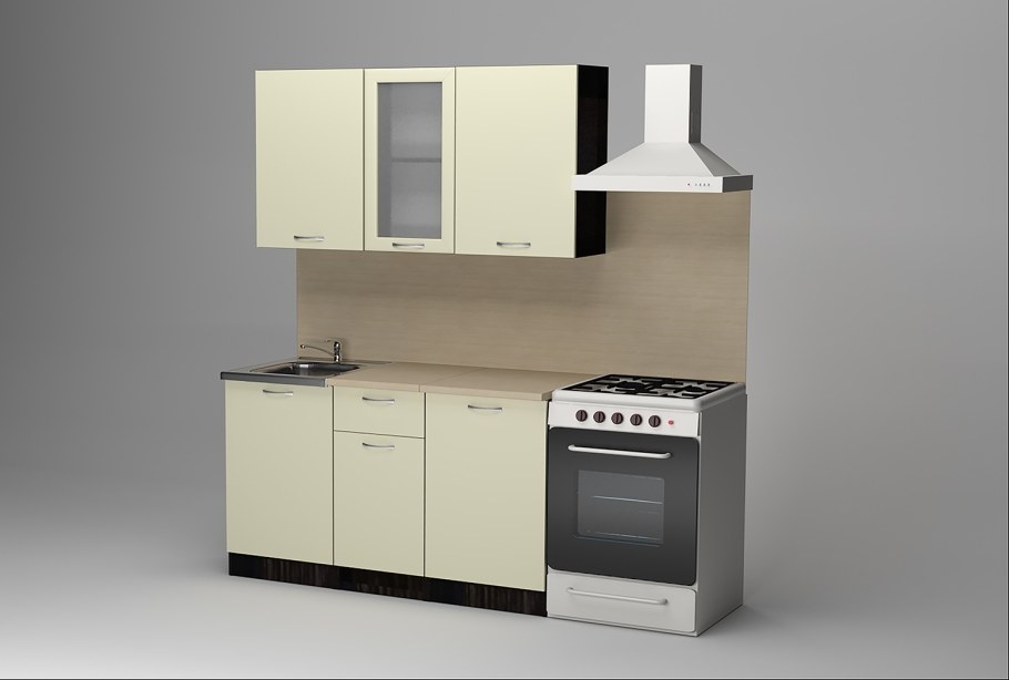 Кухонный гарнитур Яна Лайт 1,2м (2293656)