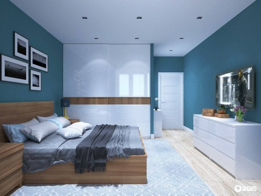 Бирюзовая мебель в интерьере