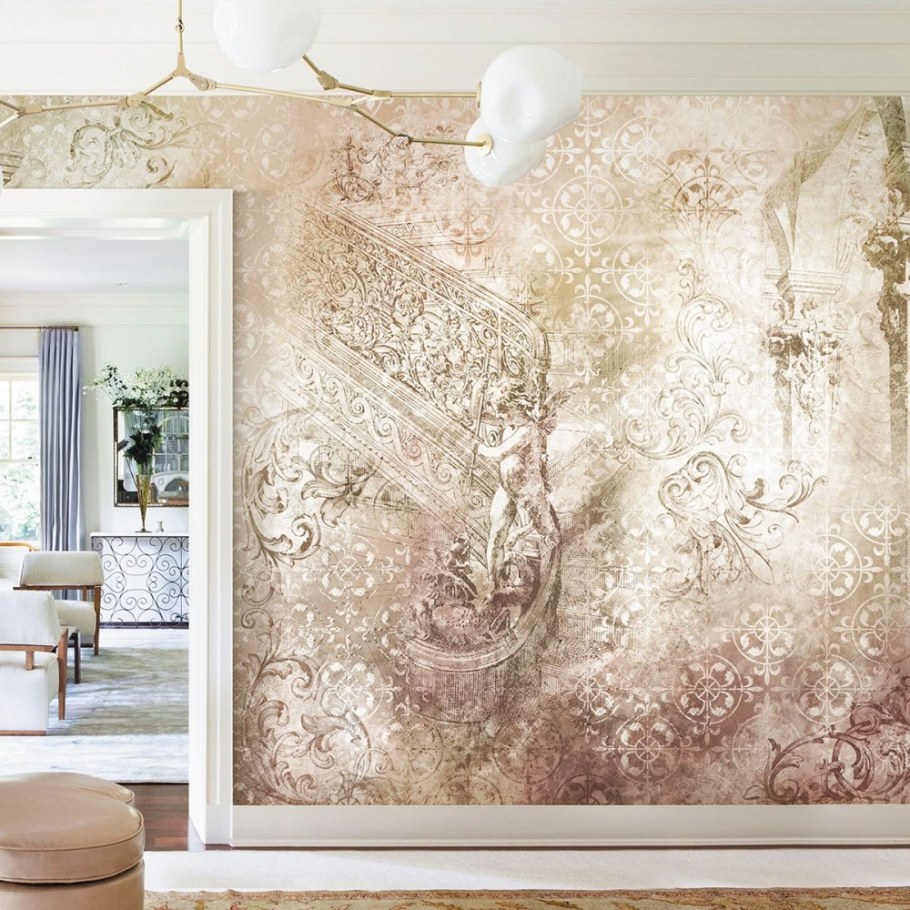 Affresco фрески в интерьере кухни