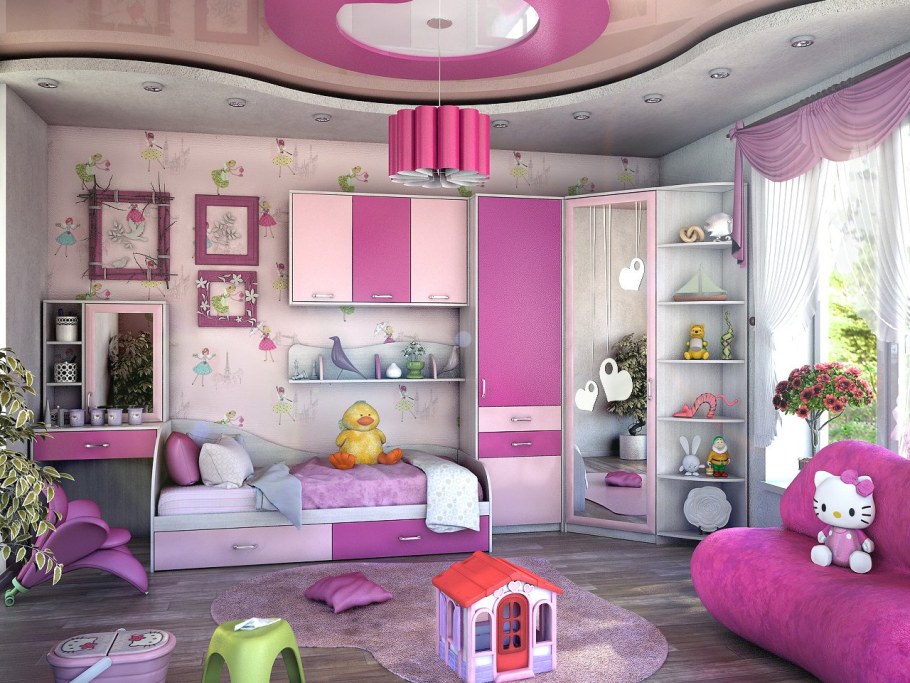 Спальный гарнитур для девочки