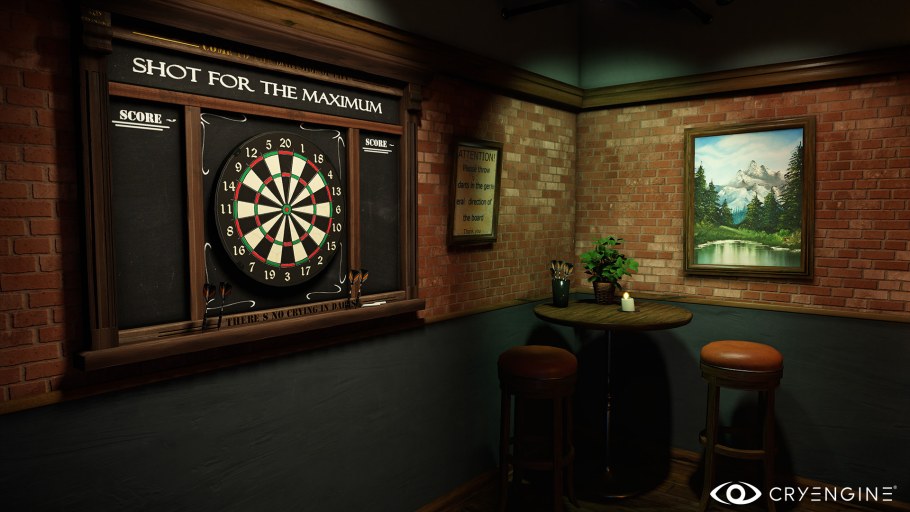 Ящик для дартса