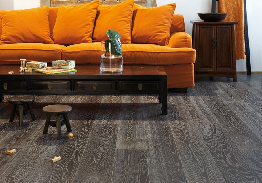 Паркетная доска Timberwise дуб Black White