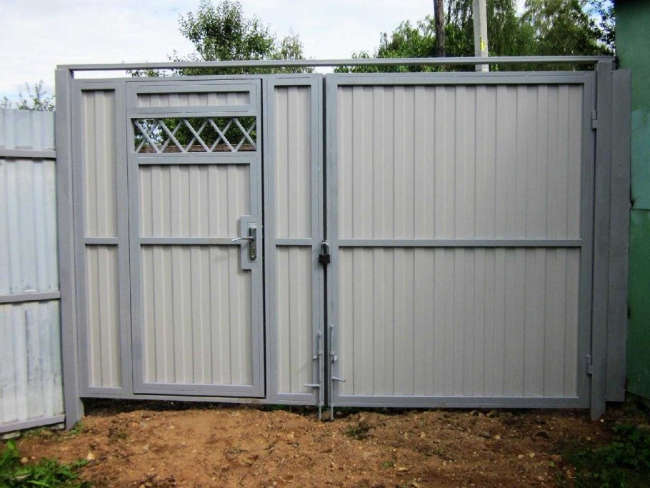 Ворота распашные 512кб