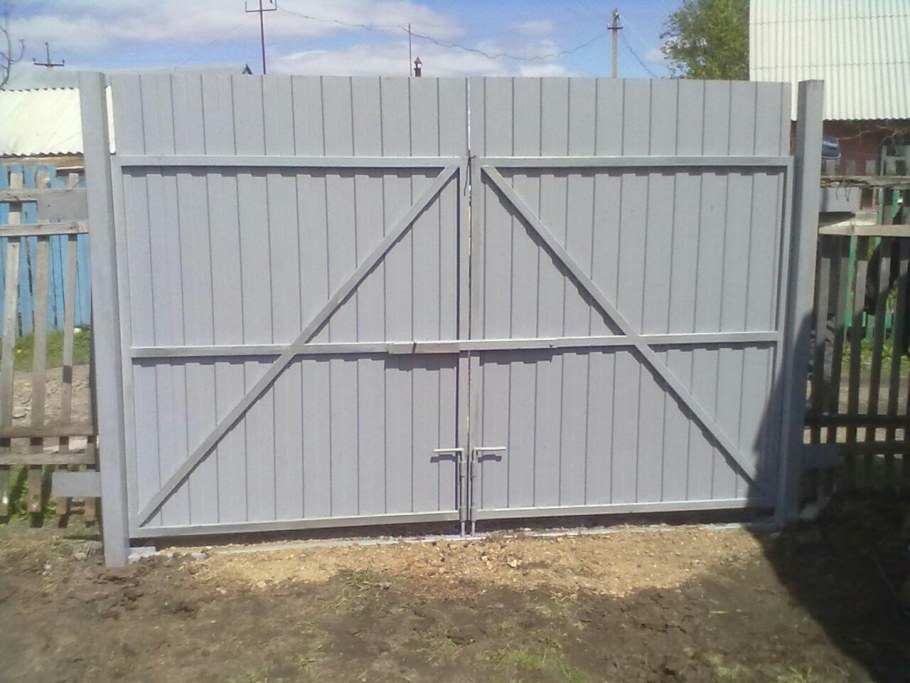 Ворота для дачи распашные