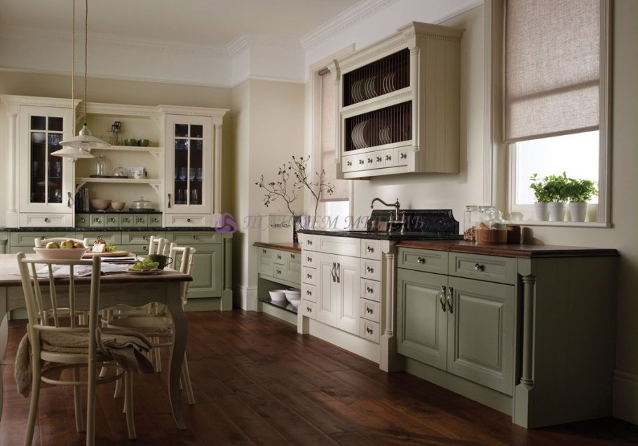 Английский стиль в интерьере кухни