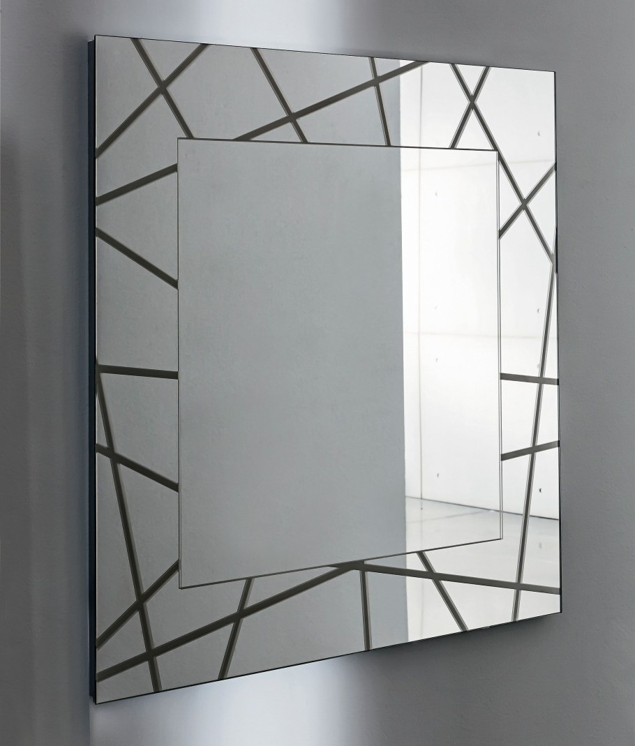 Итальянские зеркала в стеклянной раме
