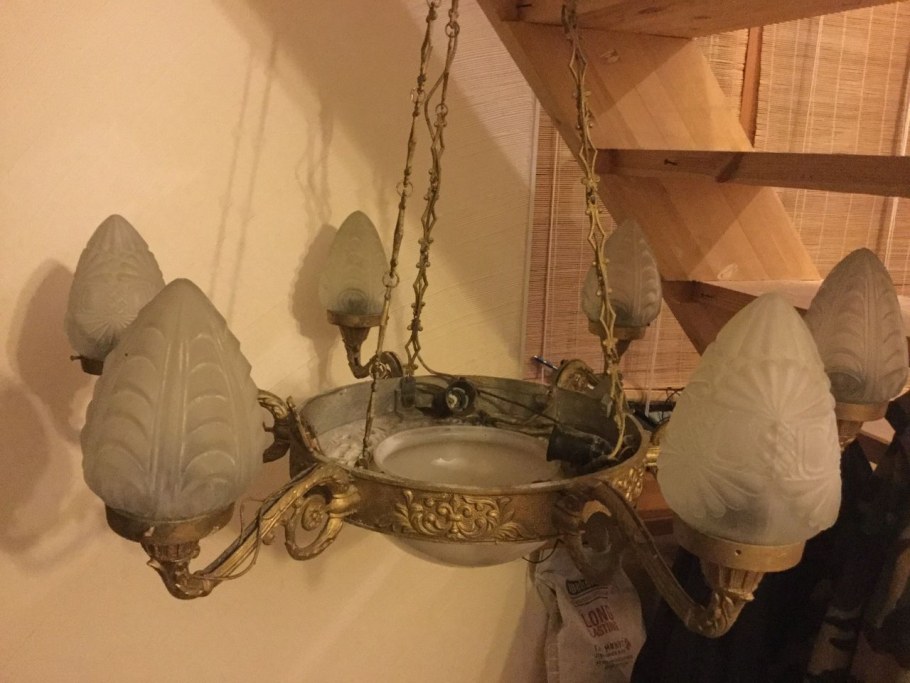 Люстра трехрожковая сталинский Ампир