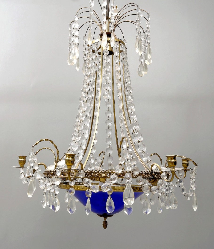 Хрустальная люстра Ампир