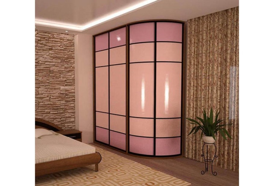 Шкаф-купе радиусный комфорт