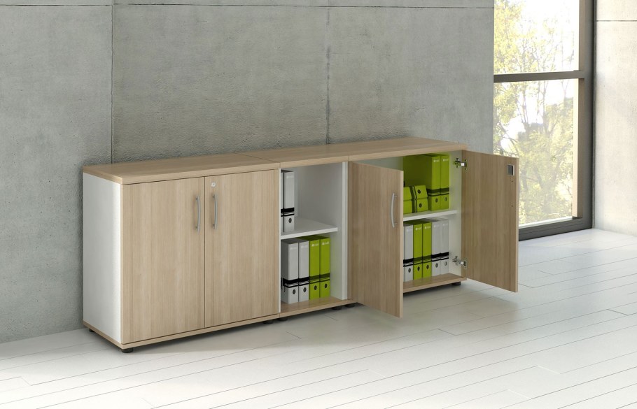 Офисные шкафы и тумбы в интерьере