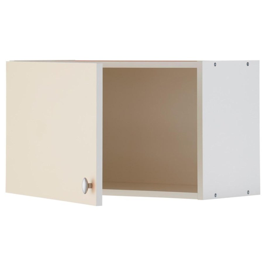 ОВЕРБУ навесной шкаф с дверцей бежевый икеа