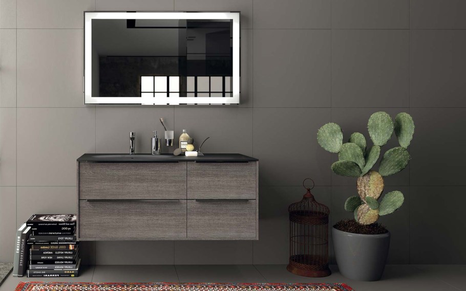 Тумба раковина берлонибагно сьит Винтаж черная