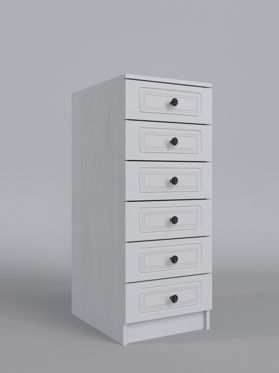 СОНГЕСАНД комод с 6 ящиками