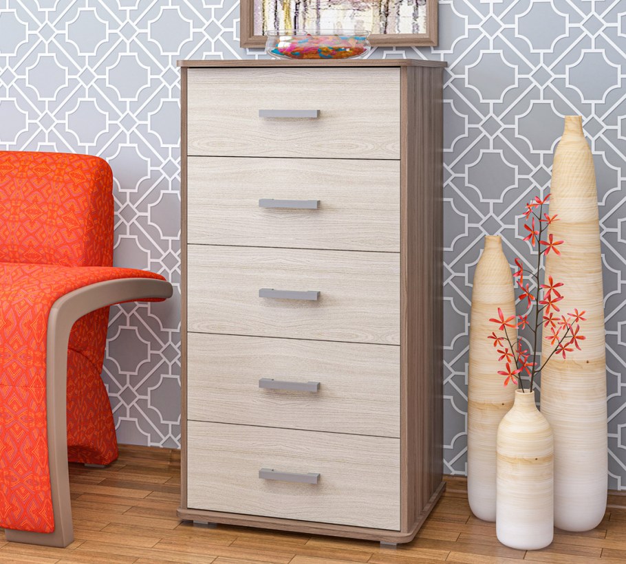 Комод к-6 венге/дуб белфорт Стендмебель