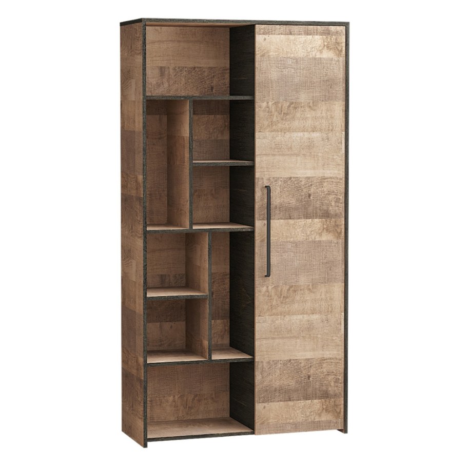 Трувор шкаф-стеллаж 13.206 (дуб гранж песочный к356, интра)