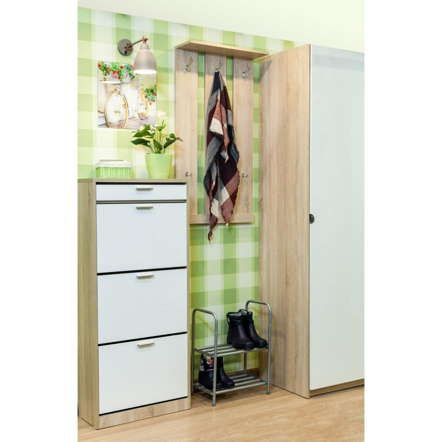 Полка для обуви раздвижная 53x47-79,5x29 см Spaceo