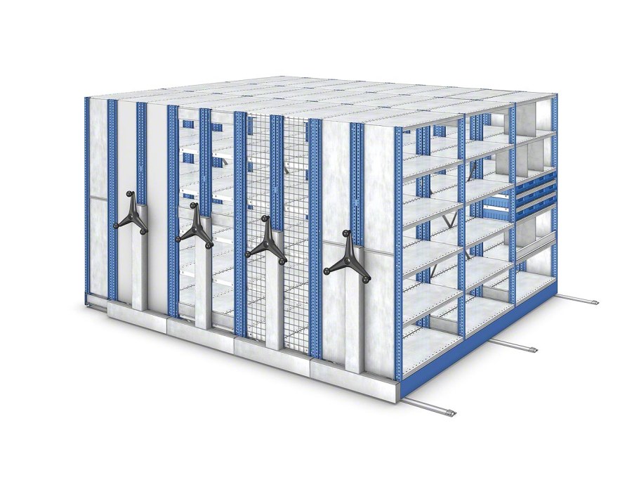 Передвижной стеллаж двухсторонний Kasten mobile