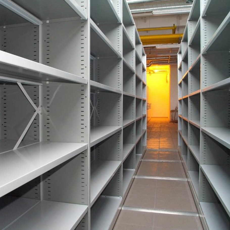 Архивные стеллажи металлические