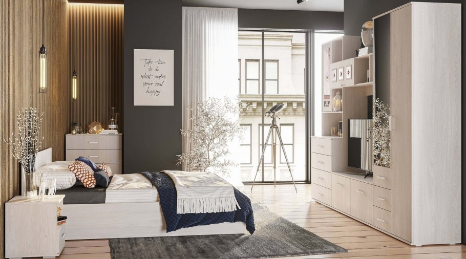 Белые комплекты для спальни