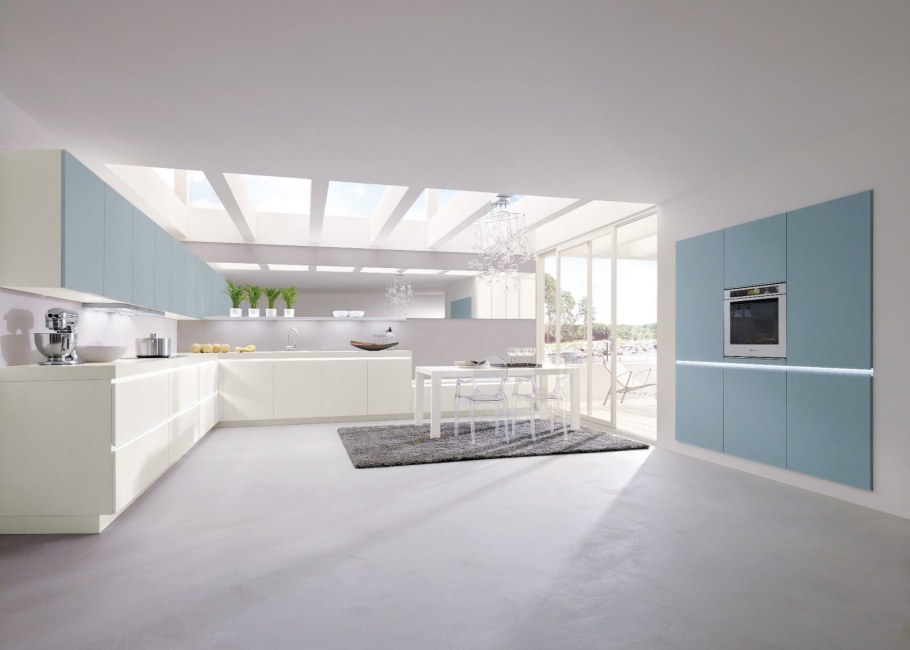 Кухня Италия матовое стекло