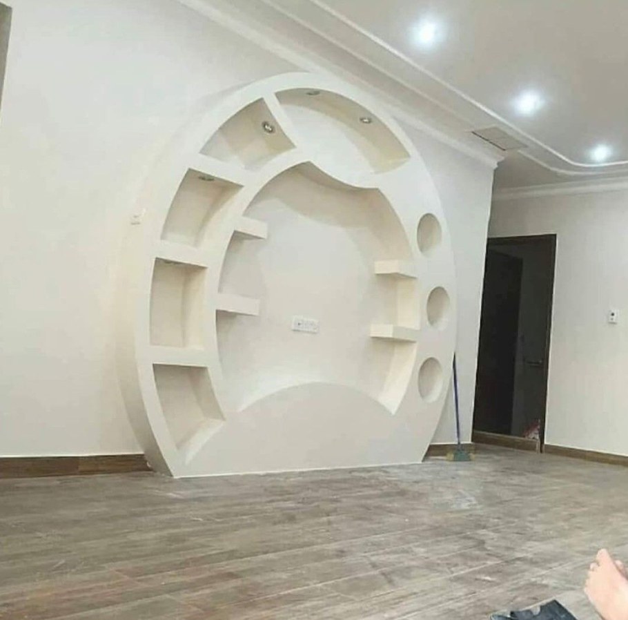 Фигурные стены из гипсокартона