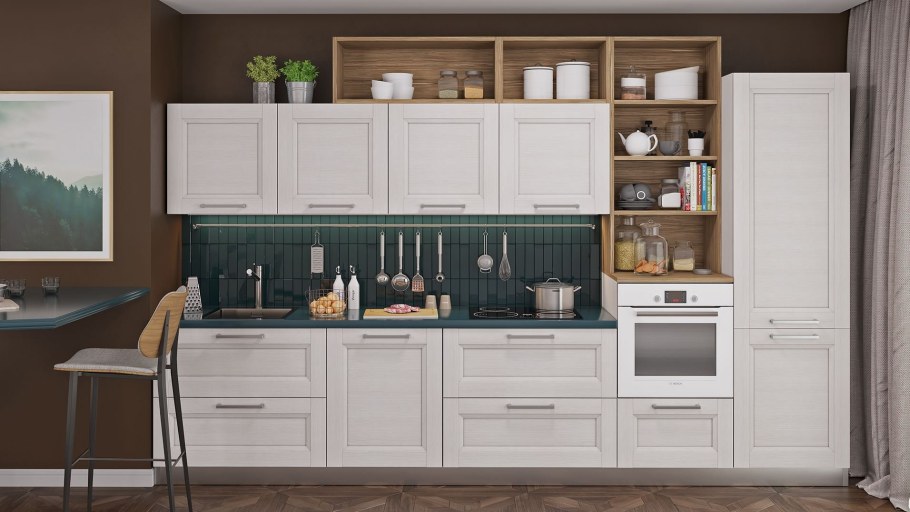 Кухни Мария Николь белая