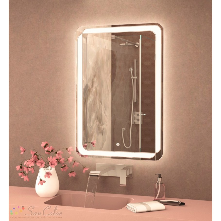 Зеркало Виола 120х60 см с подсветкой