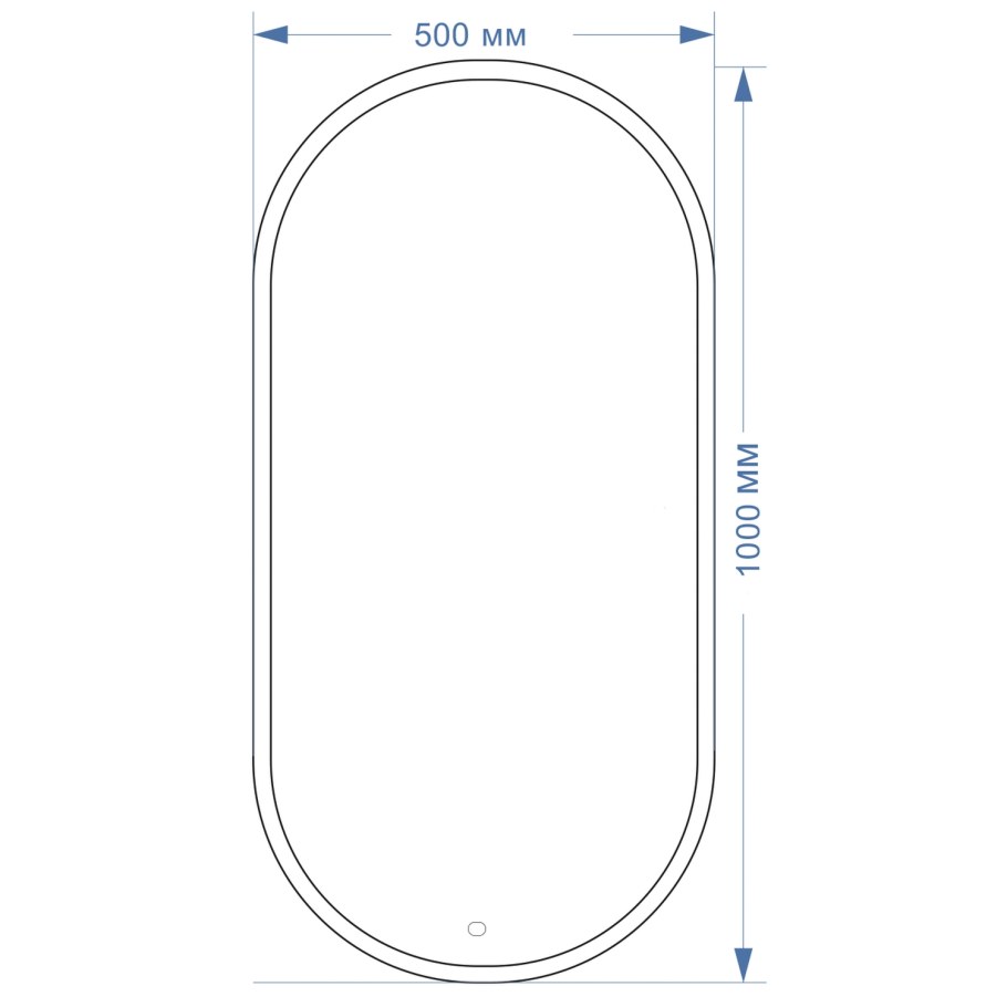 Зеркало Azario Виола-лофт 50