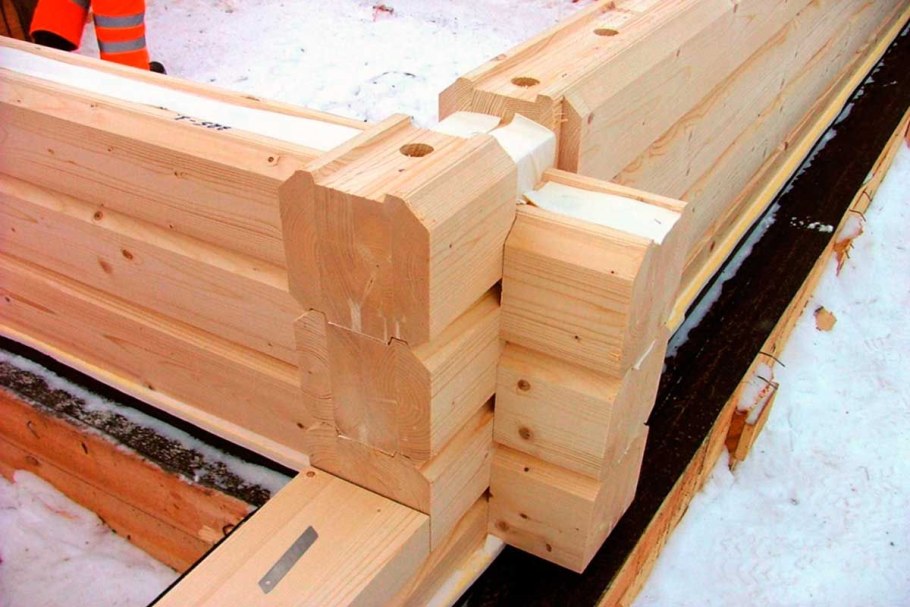 Сборка 150 бруса профилированного