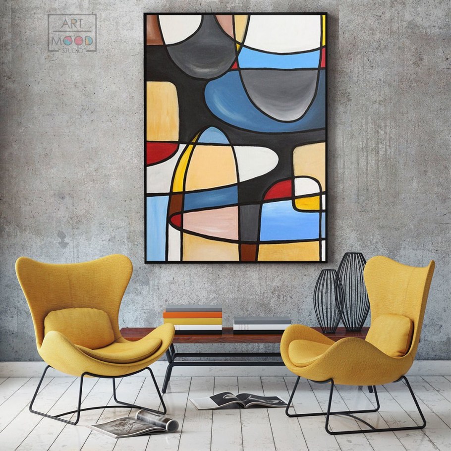 Абстракция в интерьере