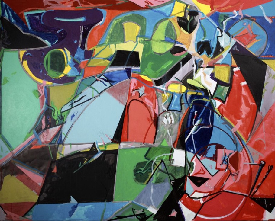 Коллаж с элементами экспрессионизм