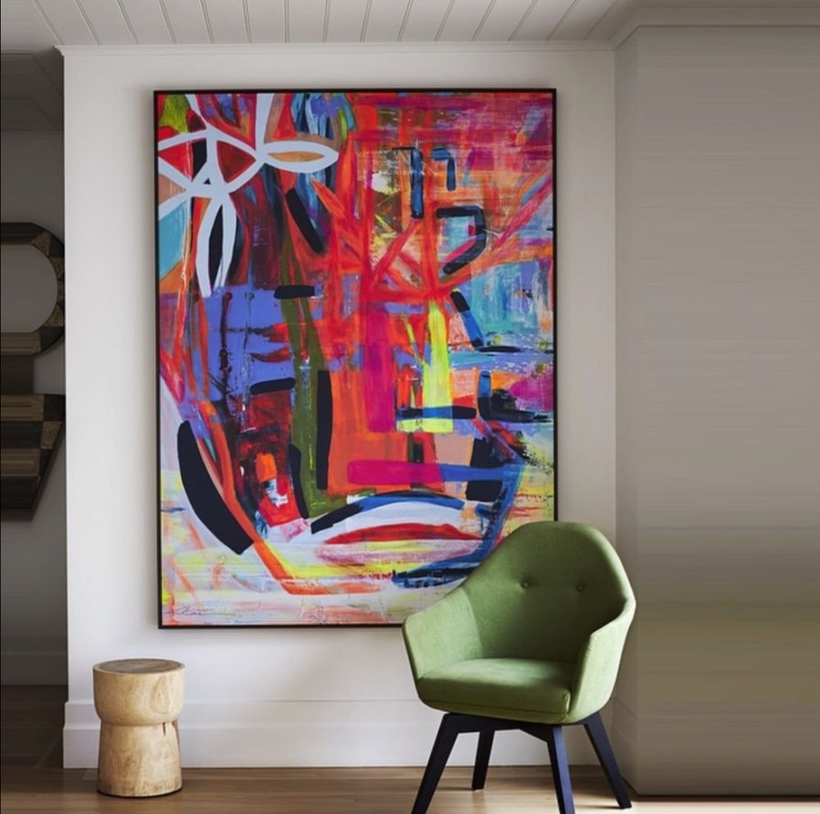 Интерьер в стиле абстракционизм