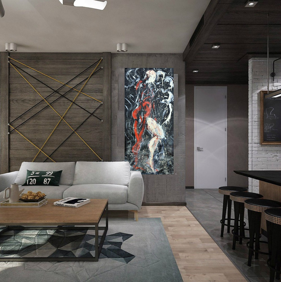 Панно в стиле лофт