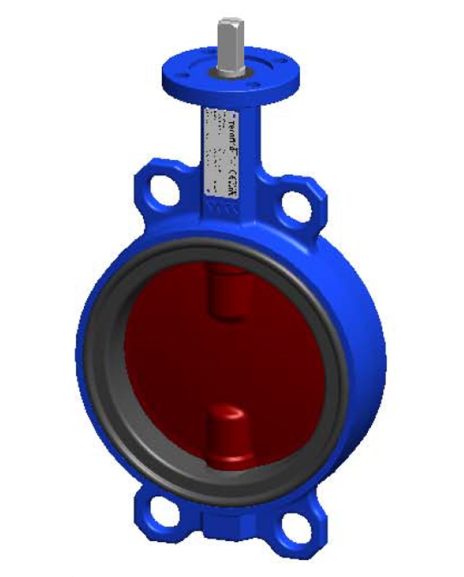 Затвор дисковый поворотный текофи