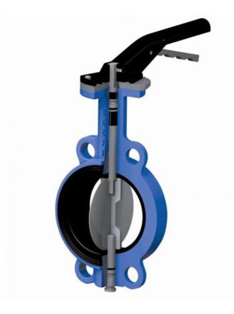 Затвор дисковый поворотный межфланцевый Tecofi VP 3448-02