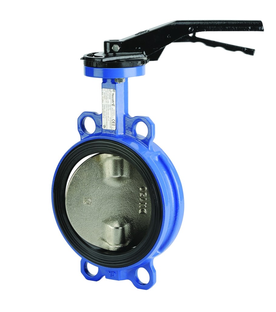 Затвор дисковый поворотный межфланцевый Tecofi VP 3448-02