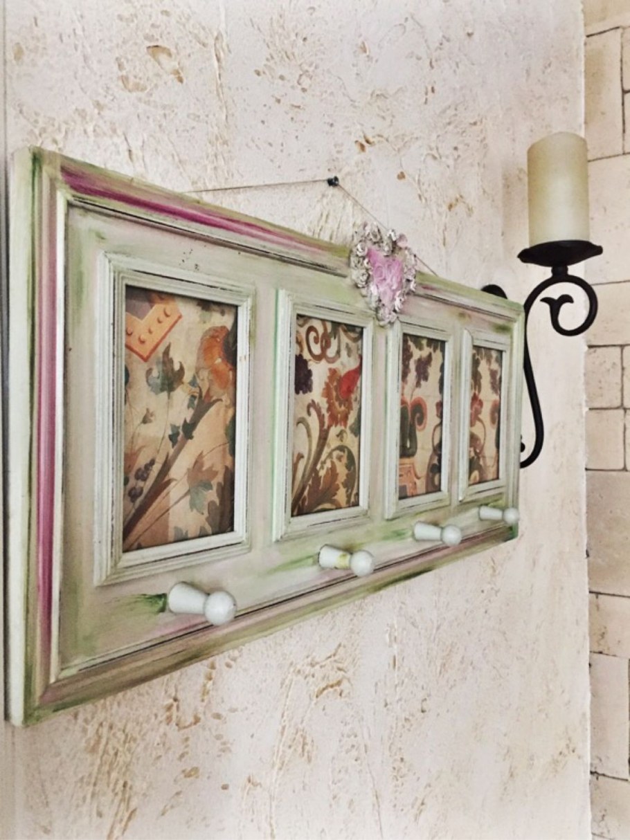 Настенная вешалка в стиле Прованс