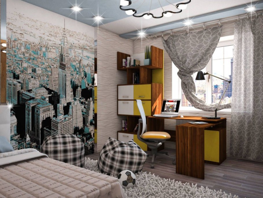 Обои в комнату для подростка мальчика