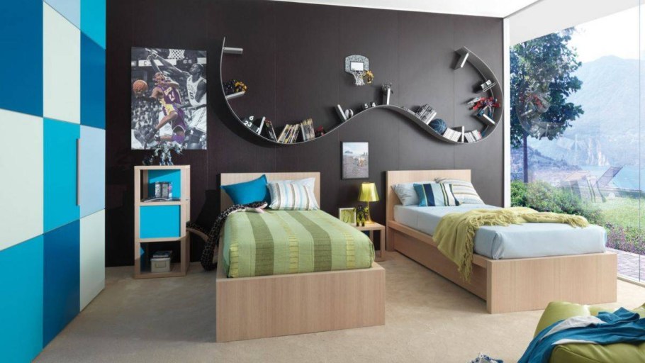 Современная комната для двух подростков