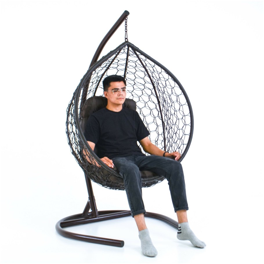 Кресло Stuler большой Ажур подвесное