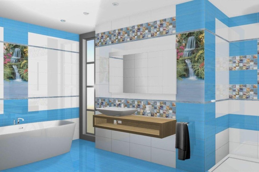 Ceradim плитка настенная Blue (кпо16мр606) 25x45